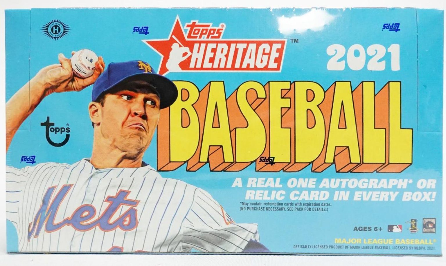 2021 Topps Heritage Baseball Hobby Box Prestige World Wide Cards
