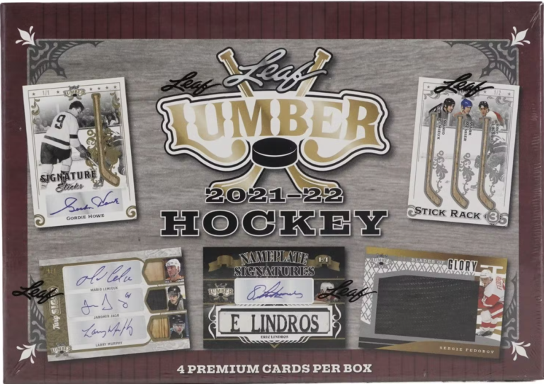 202122 Leaf Lumber Hockey Hobby Box Prestige World Wide Cards PWWCards